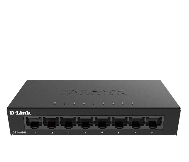 D-Link 8p DGS-108GL (8x10/100/1000Mbit) - 643622 - zdjęcie